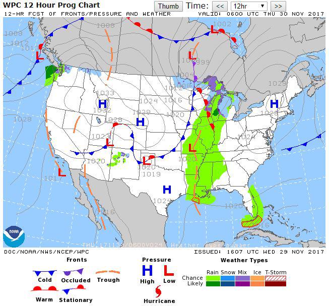 12hr surface prog chart