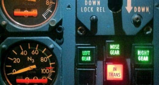 GUMP's checklist landing gear indicator