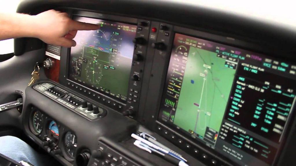 airplane gps course