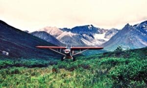 PA-18 in the mountains