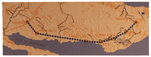 map of Nogales to Mexico city