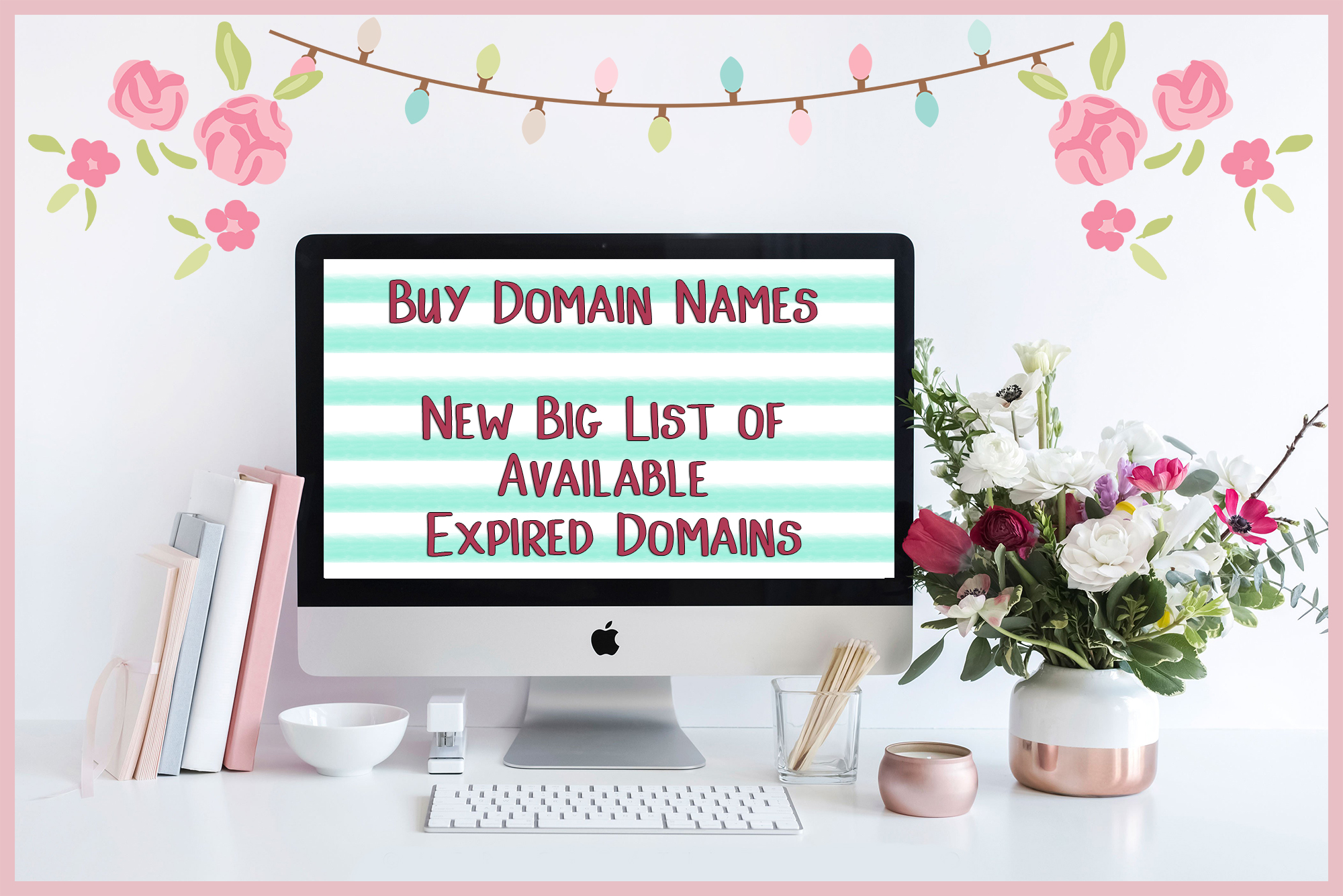 Domain name bought. Buy expired domain name. New name. Big list.